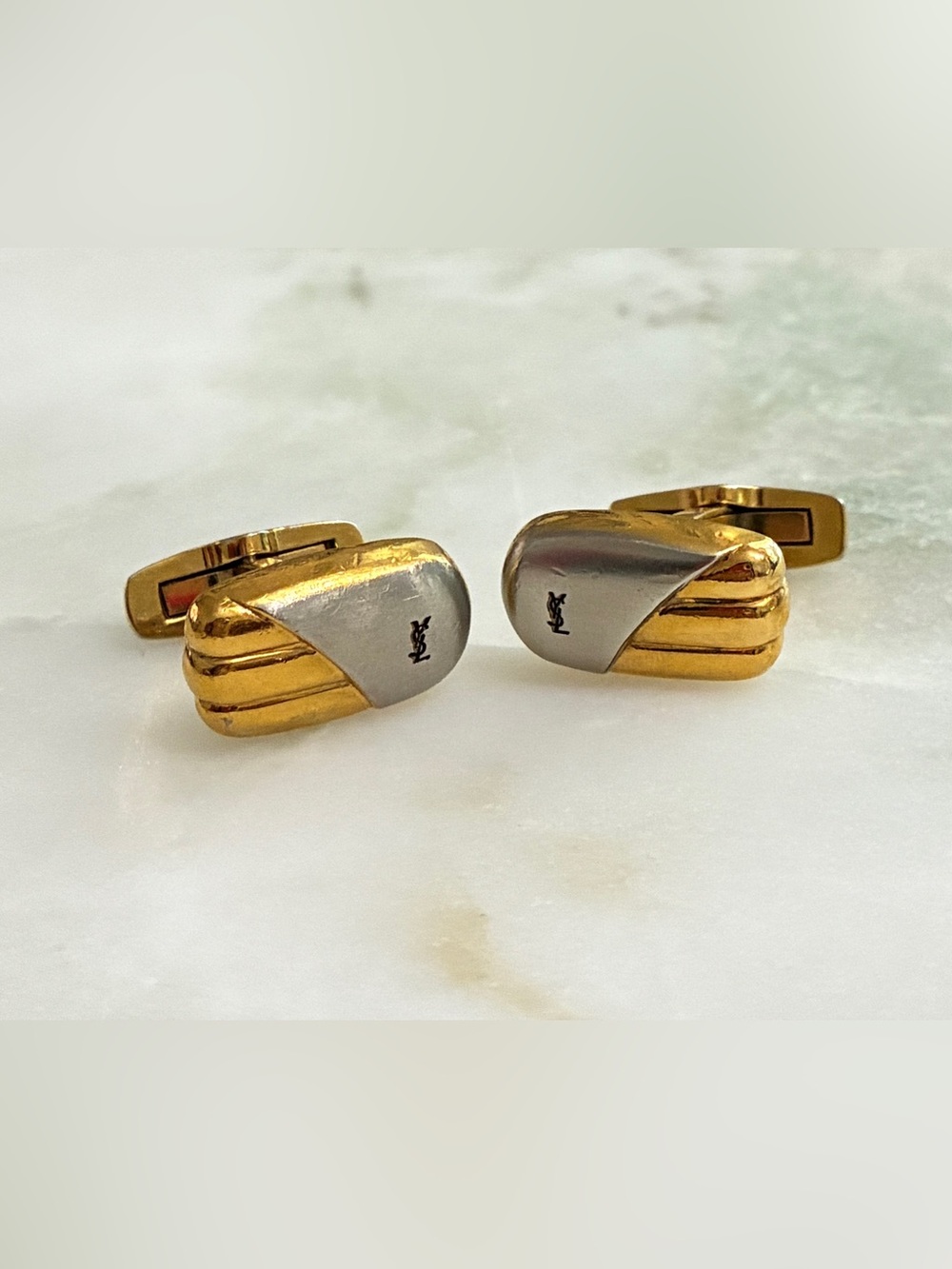YSL Cuff Links Vintage